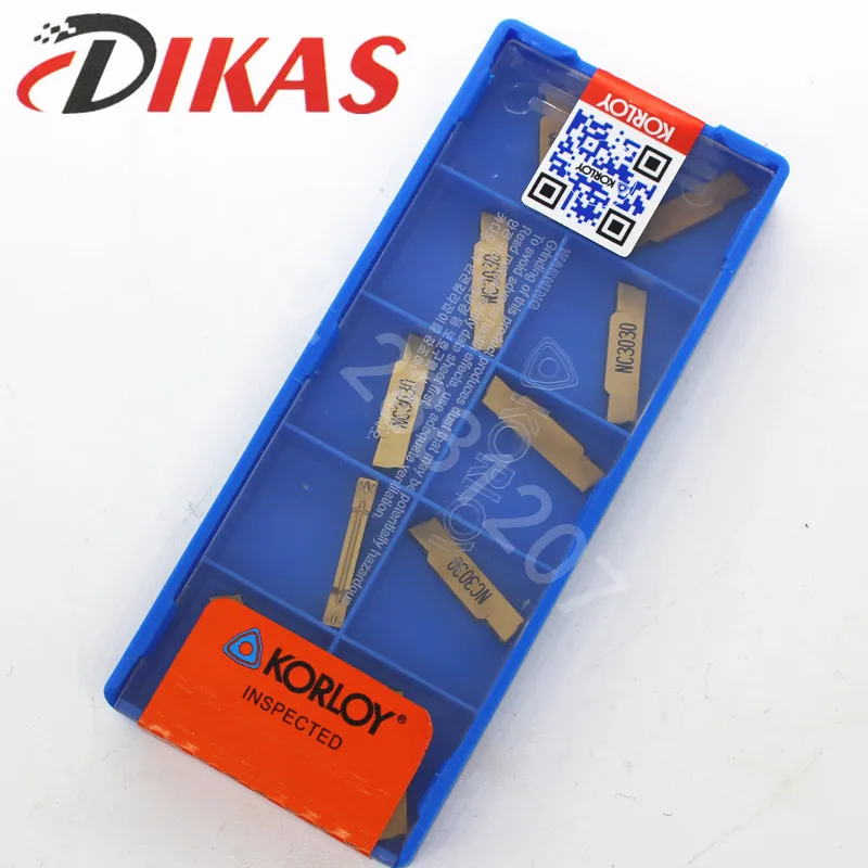 Dikas 10 шт. MGMN250 G NC3030 твердосплавные вставки для фрезерных резцов с ЧПУ токарный