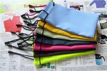 

Free Shipping Waterproof Leather Plastic Sunglasses Pouch Soft Eyeglasses Bag Glasses Case Multi Colors Mixed 2000pcs/lot