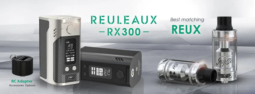 Wismec REUX Tank 6ml E Cigarette Atomizer REUX simple kit and REUX complete kit Vaporizer best matches Releaux RX300 mod 8