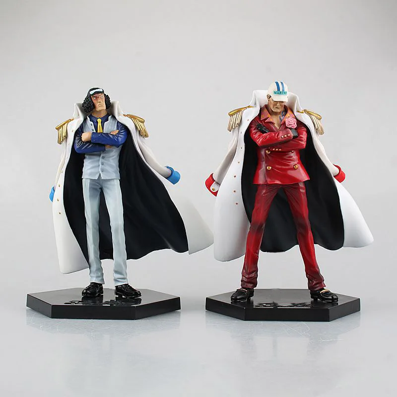 

One Piece Three Piece Navy admiral DX Group Vertical Green Pheasant Red Dog PVC Action Figure Collectible Model Toy 17cm