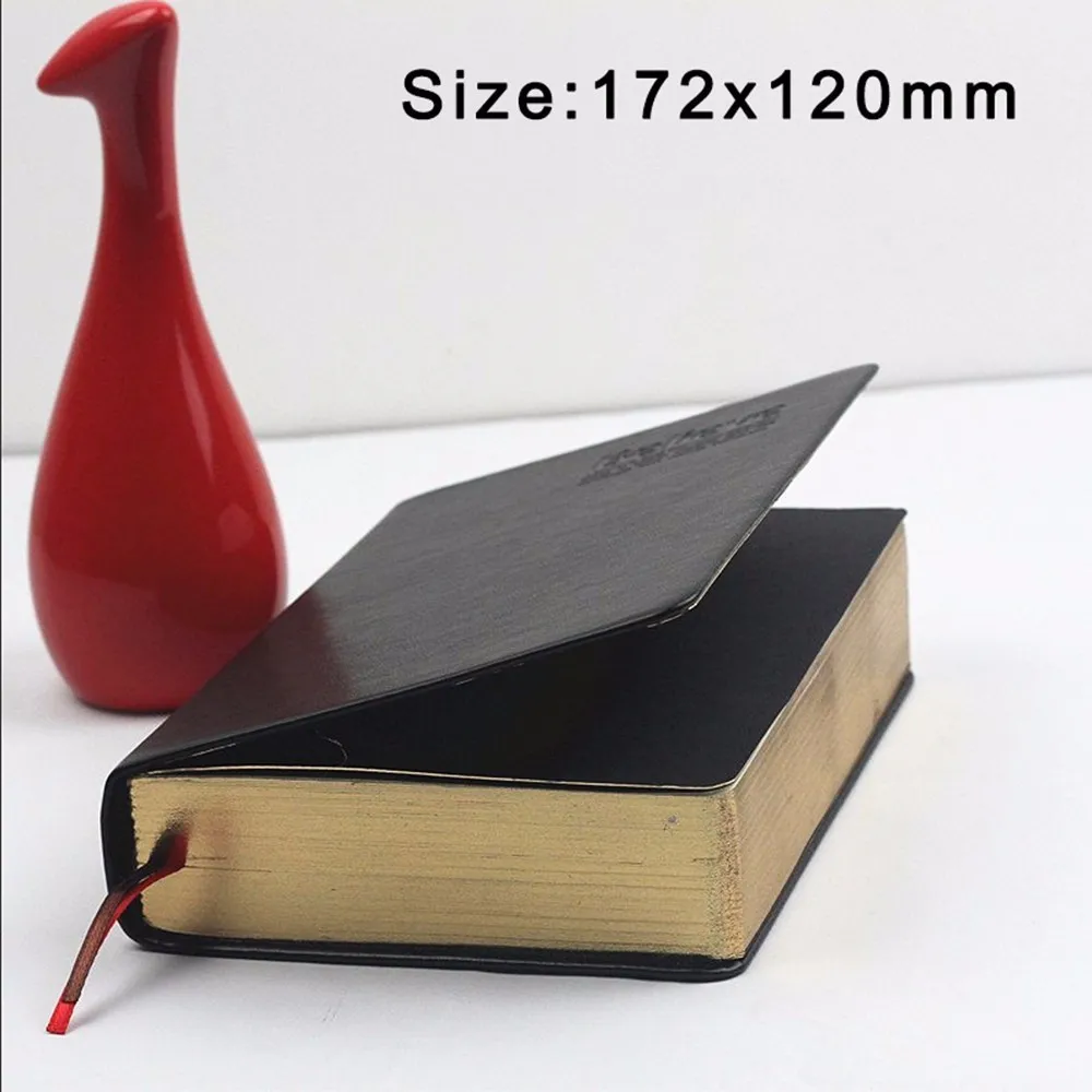 

Vintage Thick Paper Notebook Notepad Leather Bible Diary Book Zakka Journals Agenda Planner School Office Stationery Supplies