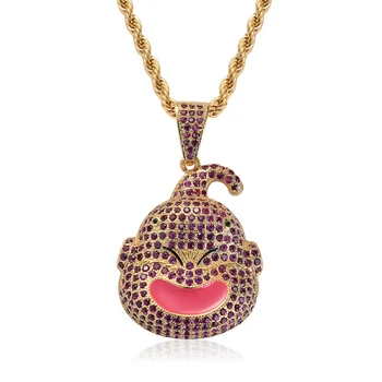 

Zlxgirl Perfect color AAA Cubic Zircon pendant jewelry high qulaity metal stainless steel chain hip hop necklace bridal jewelry
