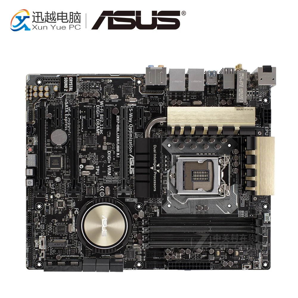 

Asus Z97-DELUXE-USB3.1 Desktop Motherboard Z97 Socket LGA 1150 i7 i5 i3 DDR3 64G SATA3 ATX
