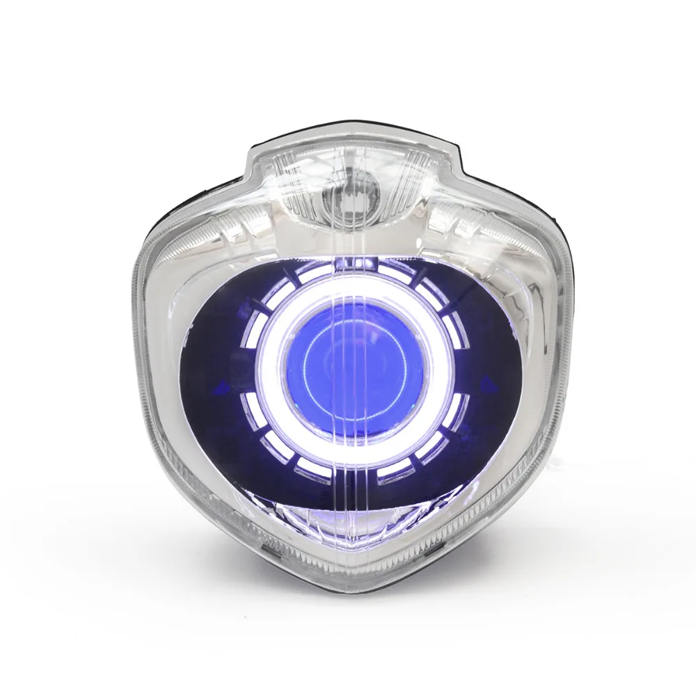 KT Headlight for Yamaha FZ6N 2004 2009 LED Angel Eye Blue Demon Eye  Motorcycle HID Projector Assembly 2005 2006 2007 2008 on Aliexpress.com |  Alibaba Group