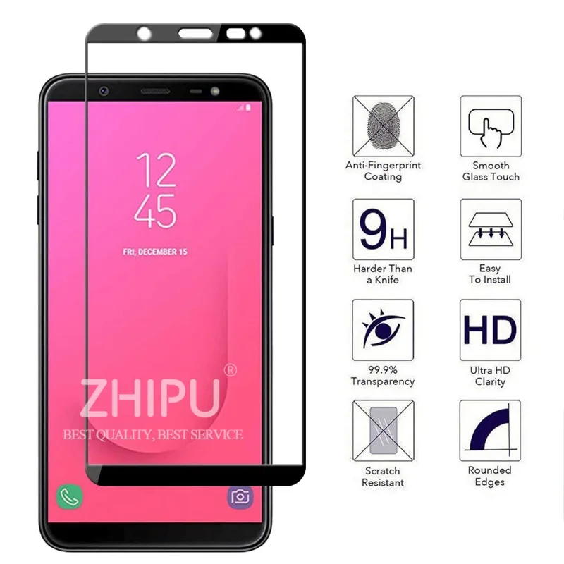

Full Cover Tempered Glass for Samsung Galaxy J8 J810F J810G J810Y Glass Screen Protector FOR Samsung Galaxy J8 2018 On8 6.0
