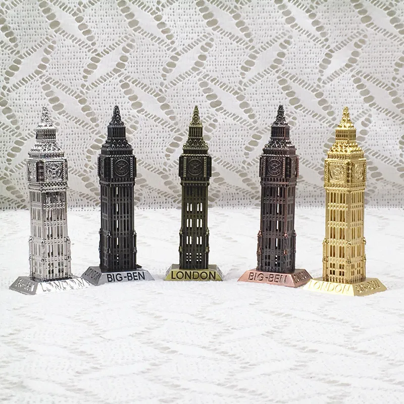 

Creative Birthday Gifts Metal Crafts Tourism City Souvenirs Building Architectural Model Home Decoration MINI London Big Ben