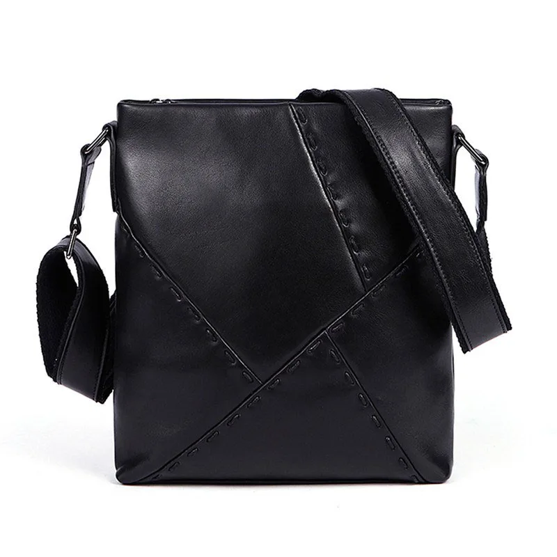 

Men's Messenger Bag Men Genuine Leather Bag Fashion Shoulder Bag Casual Small Flap Bag Travel Crossbody Bags Leather Men Handbag