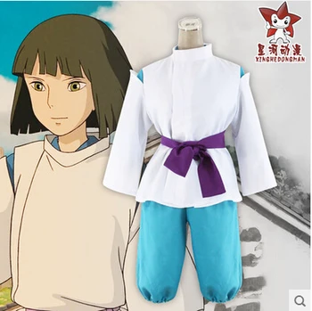 

New Popular anime Spirited Away cos Nigihayami Kohakunushi cosplay halloween White Dragon set Everyday clothing fashion Four set