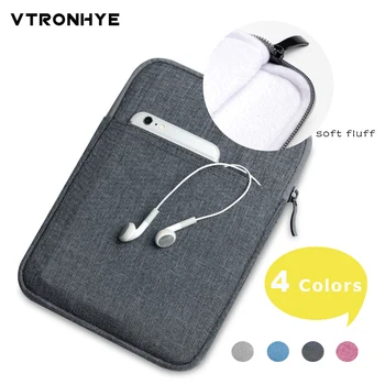 

Sleeve Pouch Bags for Amazon Kindle 8th 6 Inch Zipper Tablet Sleeve Bag Handbag for Kindle Paperwhite 2 3 4 Soft Fluff Lining