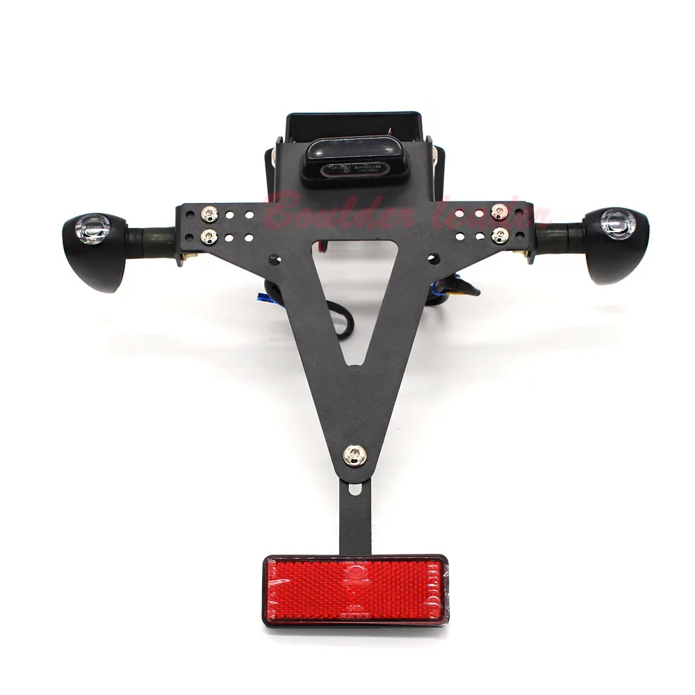 

For DUCATI MONSTER 620/696/796/821/1200 DIAVEL Motorcycle Tail Tidy Fender Eliminator Registration License Plate Holder LED Ligh