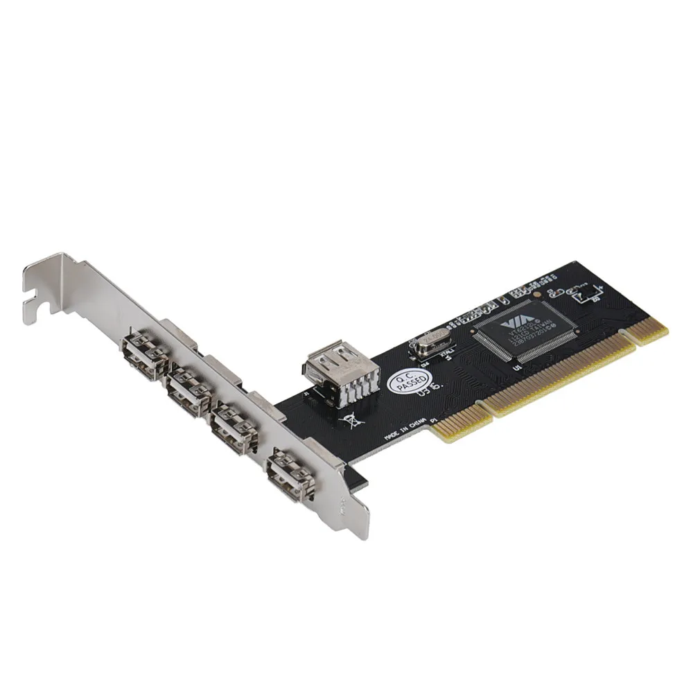 CARPRIE USB 2,0 4 порта 480 Мбит/с высокая скорость через концентратор PCI контроллер карты адаптер 6J13 Прямая поставка