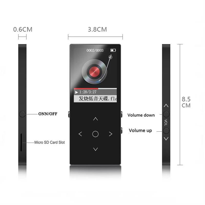 2018-Touch-Key-Bluetooth-HIFI-MP4-Player-16GB-Multi-language-Shatterproof-Scratch-Resistant-FM-Radio-E (3)