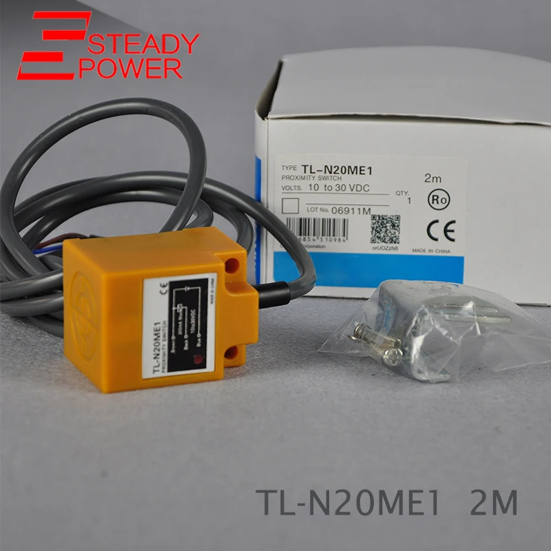 

Square sensor 40*40*52MM Inductive Proximity Switch TL-N20ME1 20MM Detection distance 3-WIRE DC 6-36V