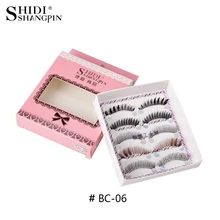 Новинка, 5 пар, натуральные накладные ресницы, Длинные Накладные ресницы для макияжа, мягкий набор, накладные ресницы для макияжа, накладные ресницы b06