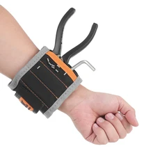 JAKEMY JM-X5 14,6 дюймов сумки для инструментов магнитный браслет ремень карман чехол винт ногтей/бурильные долото запястье держатель