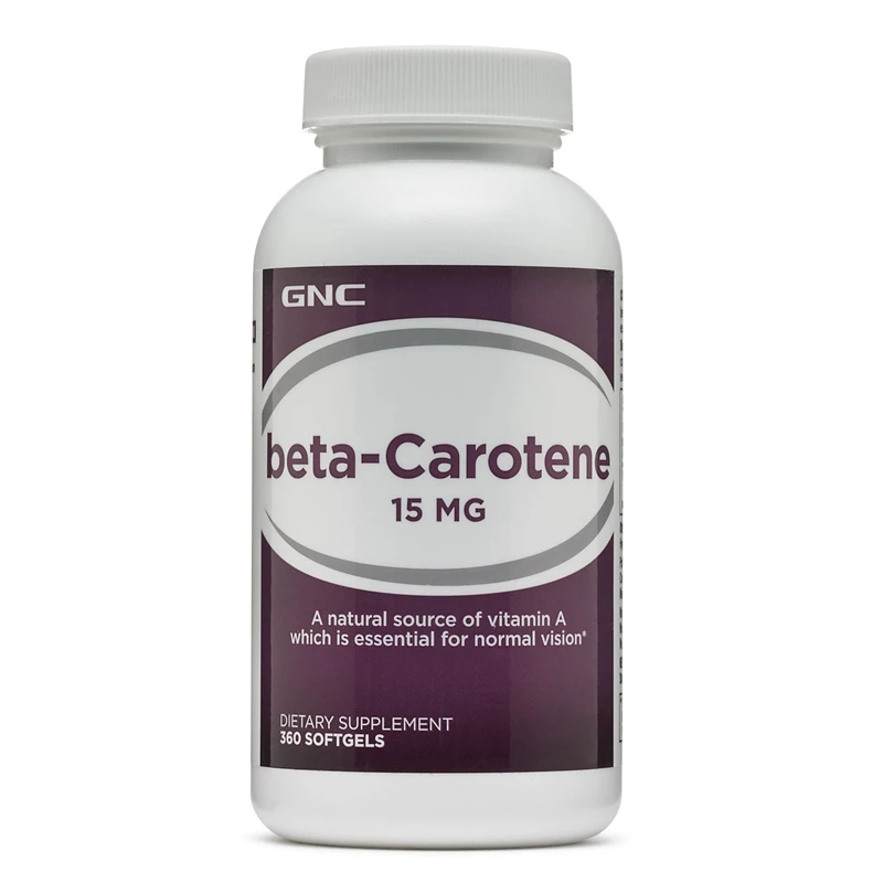 

Free shipping beta-carotene 15 mg/360 softgels A natural source of vitamin A which is essential for normal vision