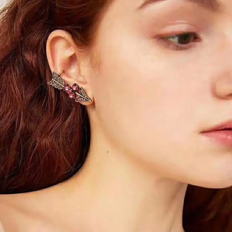 

Solememo Fashion Cute Rhinestone Love Arrow Earrings For Women Party Statement Earrings Gift Jewelry Accessories Hot Wholesale
