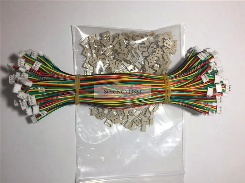 

100 SETS JST PH 1.25MM 4 Pin Female&Female DIP Connector with Wires Cables 150MM