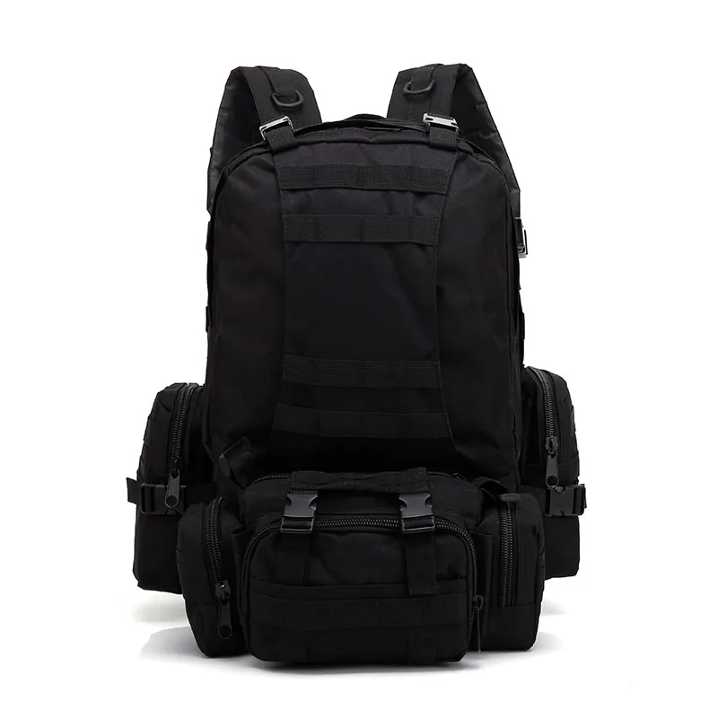 55L Military Tactical Backpack Assault Pack Outdoor Camping Hiking Travel Bag Cycling Climbing Rucksack Kitbag (18)
