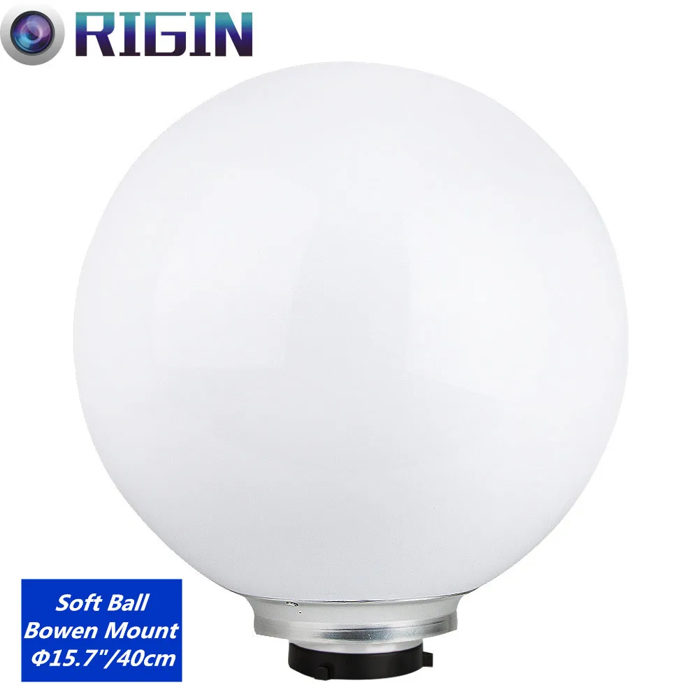 

Professional Studio Flash Accessories 15.7"/40cm Universal Soft Ball Dome Diffuser Wide Angle Soft Focus Shade For Bowen Mount