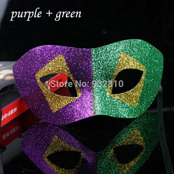 

Contrast Color Masquerade Balls Mask HOT Sale PVC Performance Cosplay Party Mask for Lady Festival Decoration 10pcs/lot MA15