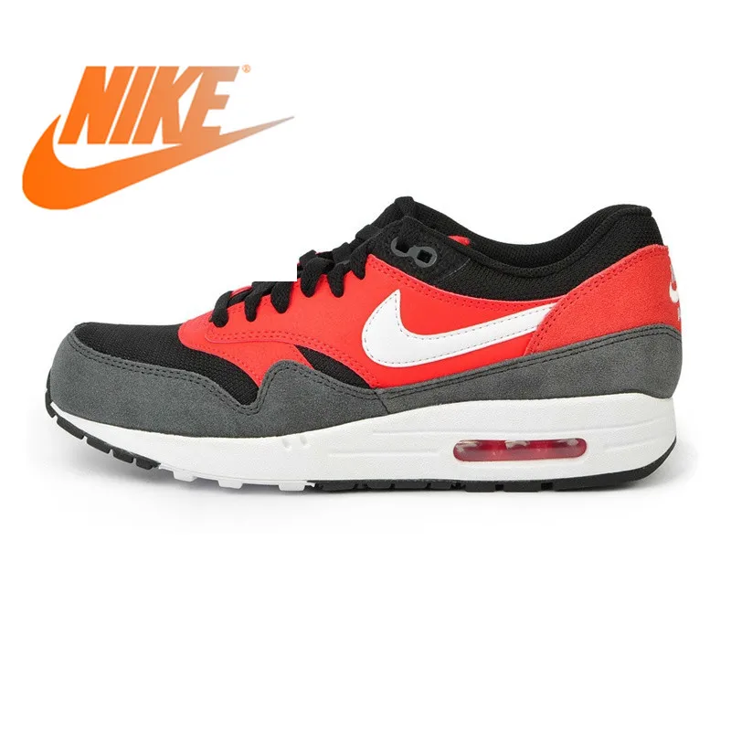 Официальный Оригинальная продукция Nike AIR MAX 1 ESSENTIAL для мужчин's кроссовки спортивная обувь Nike обувь мужчин дышащая амортизацию удобные 537383