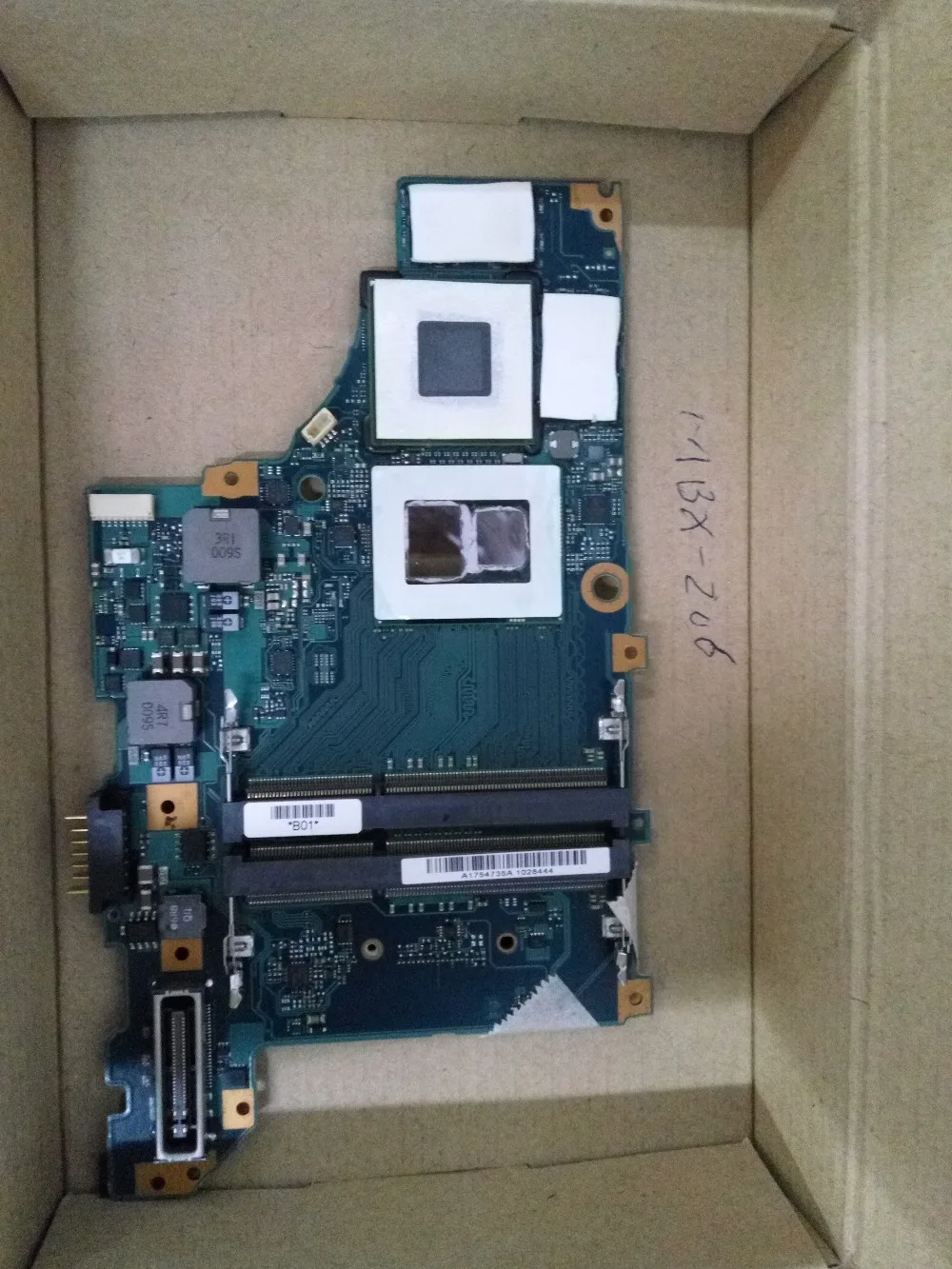 

MBX-206 i5 i7 connect board connect with tested by system lap