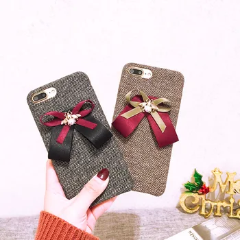 

10pcs/lot British Luxury BEE Ribbon Microfiber XR Soft Back Cover Case For iPhoneXSMAX 6s/8 7plus Skin Shell Body Protection