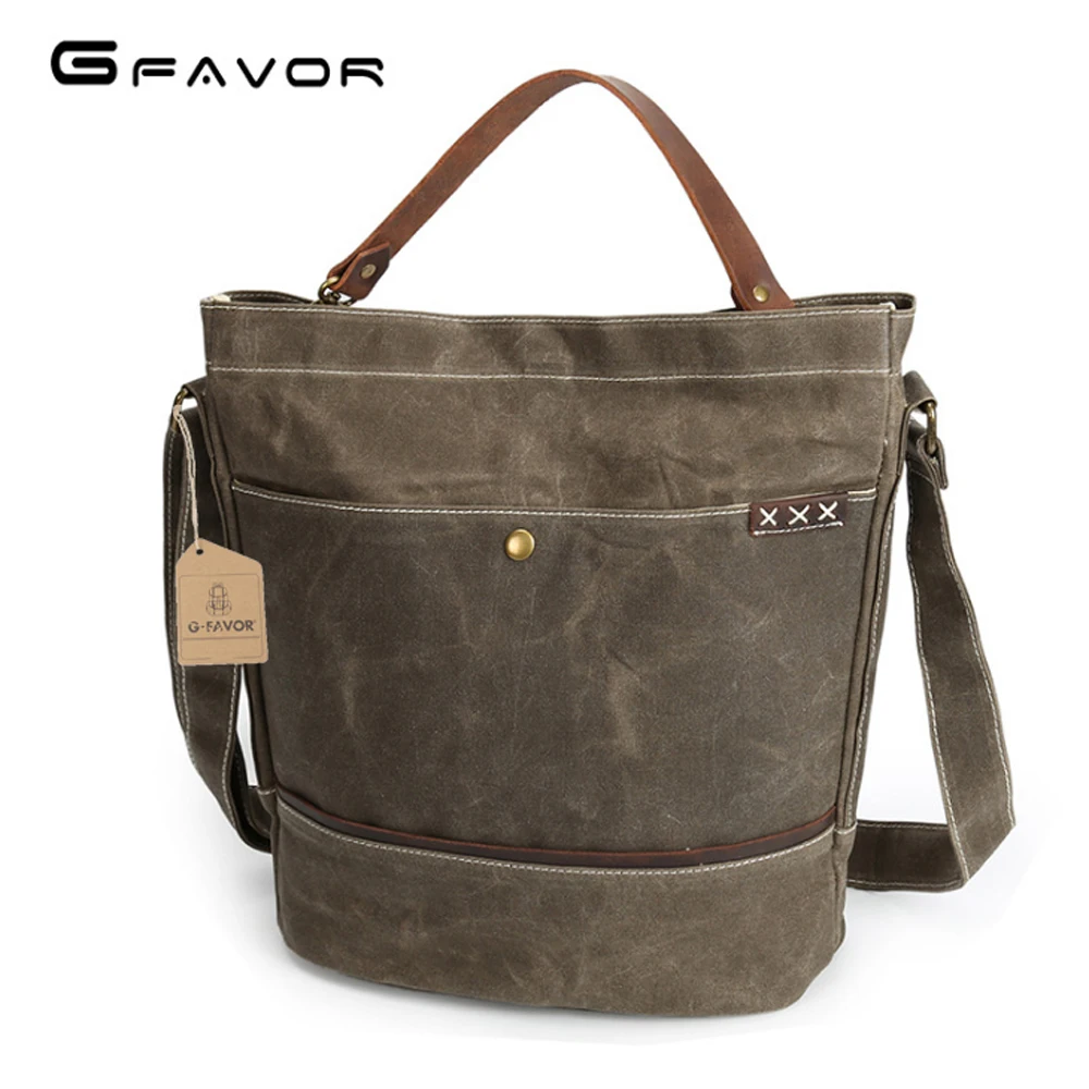 

Man Inclined Shoulder Bag Gray/Coral Blue/Military Green Wax Oil Canvas Bag Multi-Function Single Shoulder Bag Travel Handbag