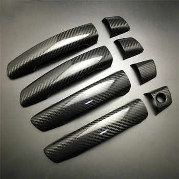

For Audi Carbon Fiber Auto Door Handle Knob Exterior Trim Covers for Audi A3 S3 2014 2015 2016 2017 2018 2019