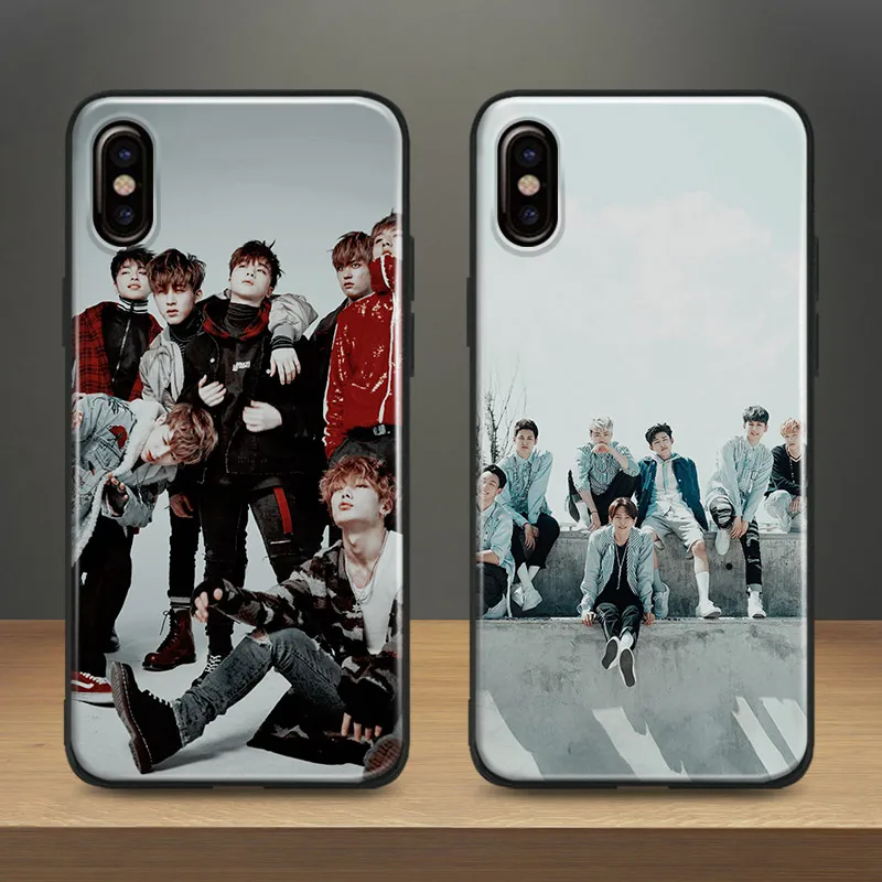 

ikon kpop Boy band Aesthetic Soft Silicone Phone Case Cover Shell For Apple iPhone 5 5s Se 6 6s 7 8 Plus X XR XS MAX