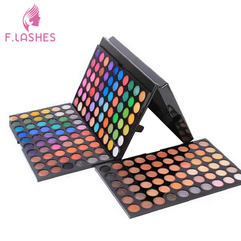 

F. Lashes 180 Color Eye Shadow Nude Makeup Combination Three Layers Pallete Make Up Palette Matte Shimmer Eye Shadow Powder