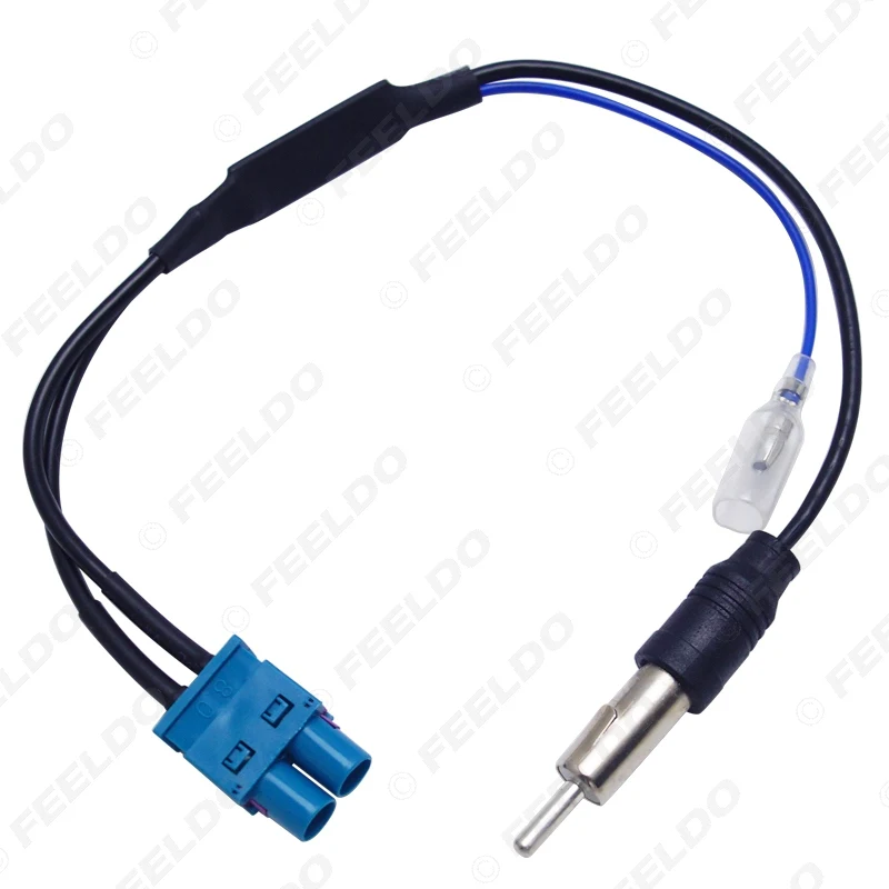 Радиоантенный адаптер FEELDO Dual FAKRA с усилителем для Volkswagen RNS510/RCD510/310/Golf/MK5/MK6/Passat