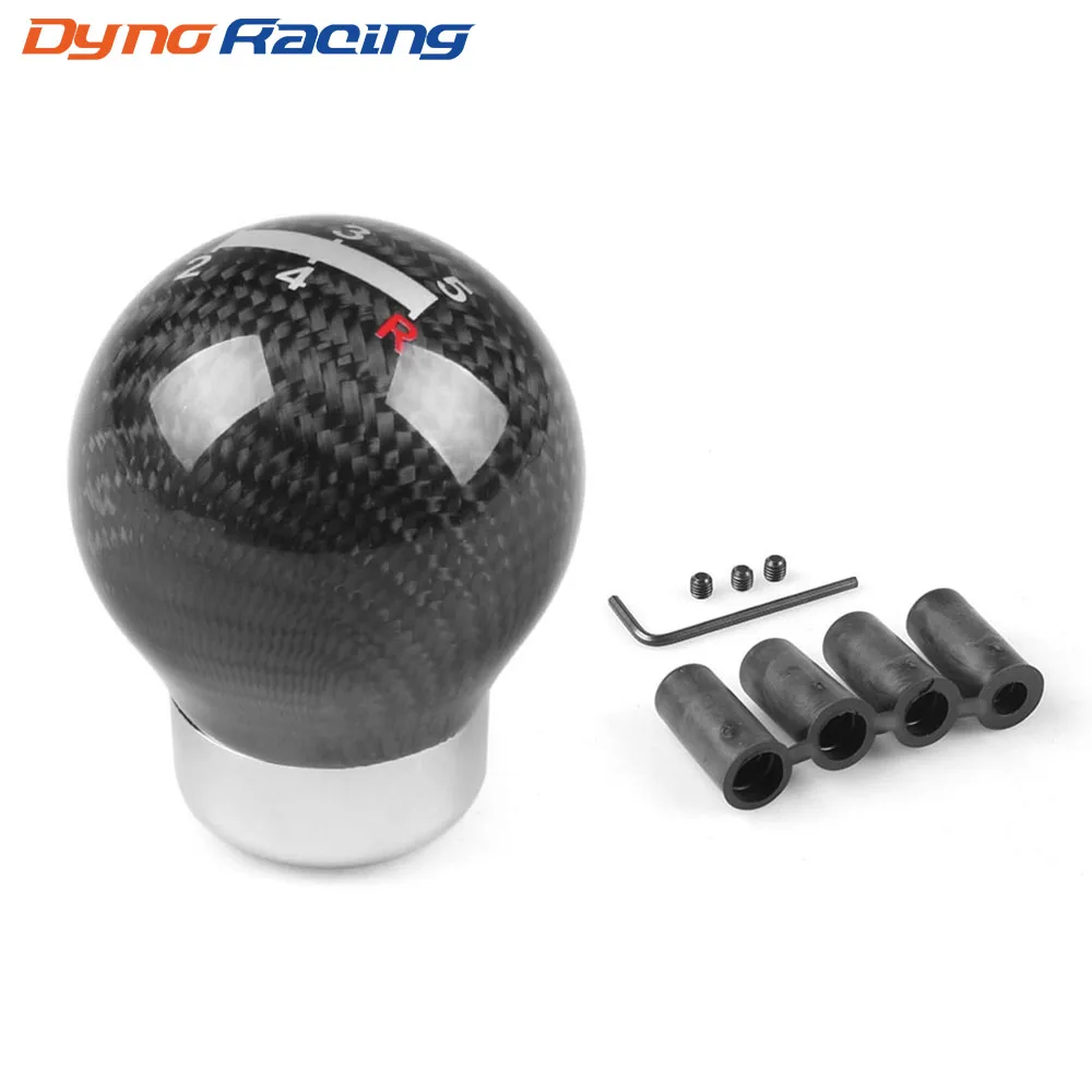 

Real Carbon Fiber 5 SPEED Gear Shift knob Manual Transmission Universal Shift Knob BX101527