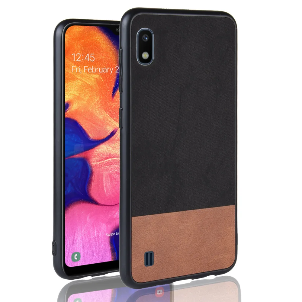Новинка чехол для Samsung Galaxy A10 силиконовый с мягкими краями ковбойский из