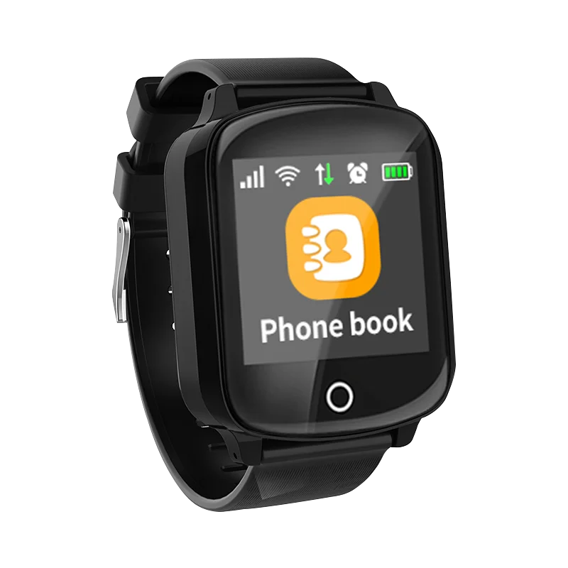 IP68 Waterproof Elderly GPS WIFI Tracker Android Heart Rate blood pressure Safety Anti-Lost Fall-Down Alarm Locator Smart Watch gps location tracker