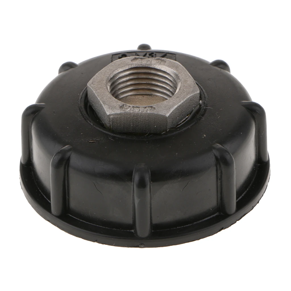1000L IBC Tote Water Tank Adapter Cap 60mm Coarse Thread to 1/2' Internal Thread