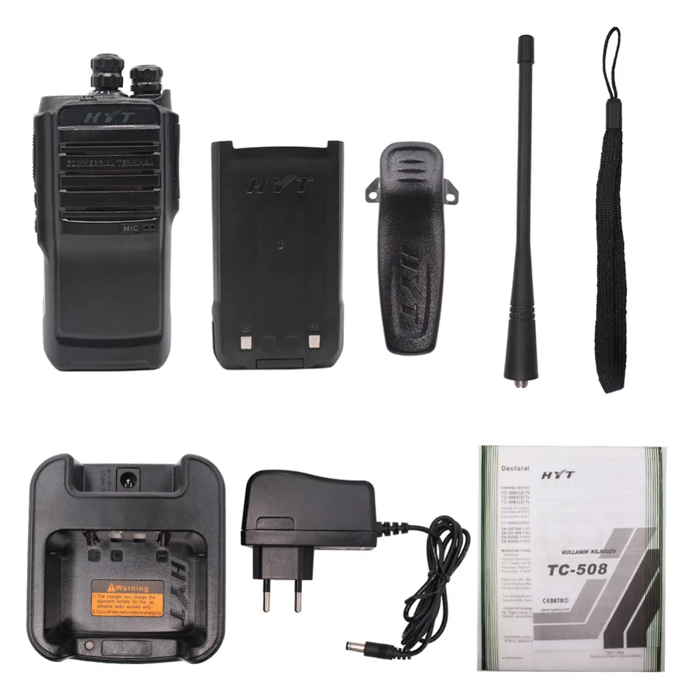 HYTERA TC 508 Портативное двухстороннее радио TC508 бизнес HYT 500S UHF VHF портативная рация с