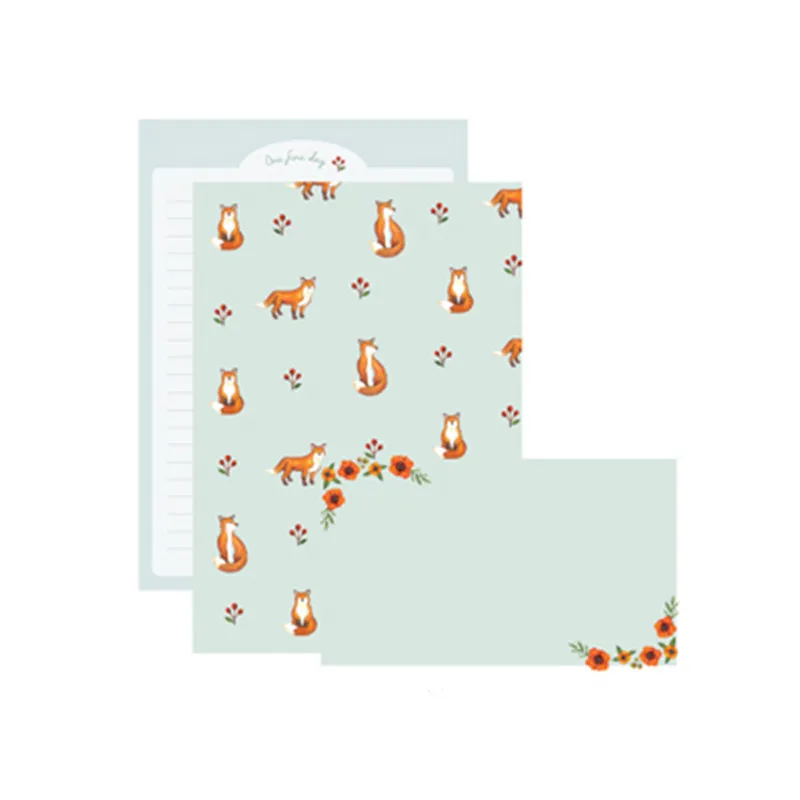 1 комплект милые животные бумажные конверты наборы бумажных букв Kawaii бумага для письма офисные школьные принадлежности конверты