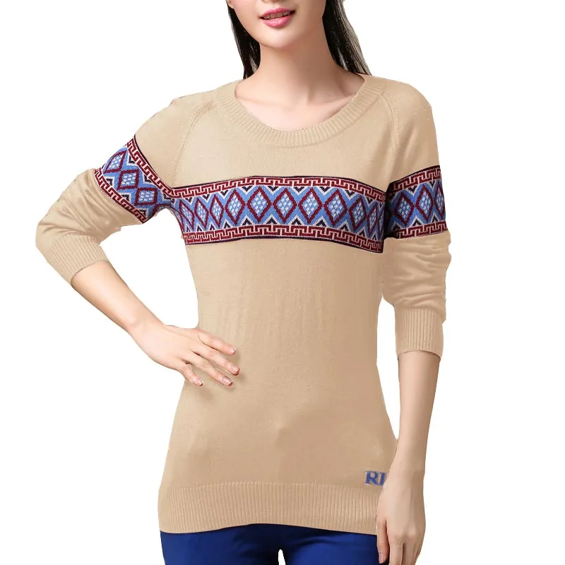 البلوزات البلوفرات المرأة الخريف الشتاء الجاكار نسج الكشمير محبوك نوعية جيدة اعبا التأثيرات الأسهم التخليص ترويج