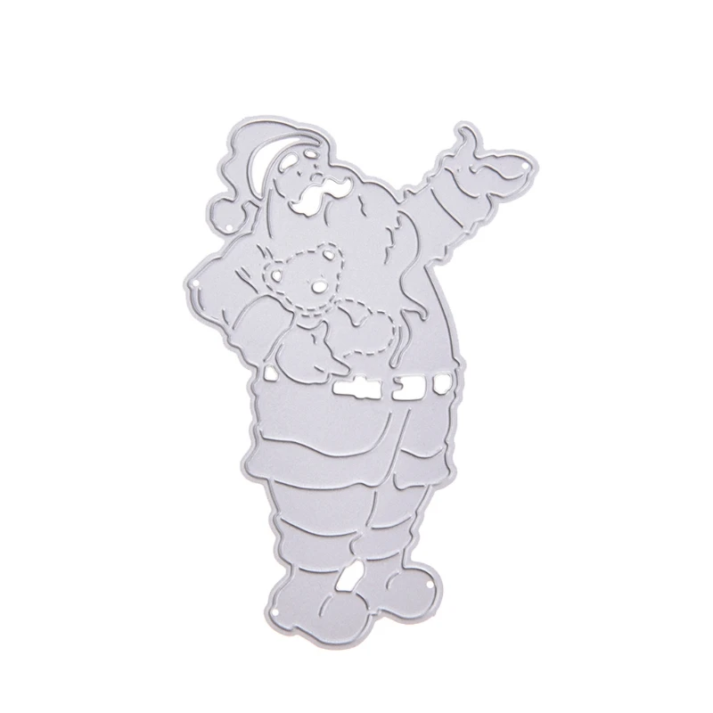 

Metal Cutting Dies Santa Claus Cutting Dies Stencil For DIY Scrapbooking Embossing Paper Card Decor Dies #7