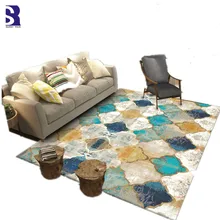 SunnyRain 1-шт напольный ковер для коврики для гостиной и ковры для спальни коврик моющийся