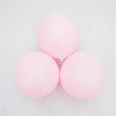 10 шт. 10 дюймов 3g разноцветные шары Макарон чистые цветные латексные шары Детские игрушки для дома, дня рождения, свадьбы, украшения для вечеринок - Цвет: Розовый