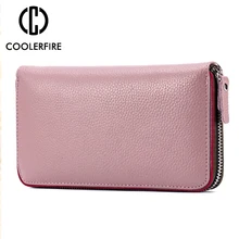 New Fashion Genuine Leather Women Wallets Female Long Zipper Clutch Lady Wallet Wristband Money Bag Cowhide Coin Purse PJ044 New Fashion Genuine Leather Women Wallets Female Long Zipper Clutch Lady Wallet Wristband Money Bag Cowhide Coin Purse PJ044