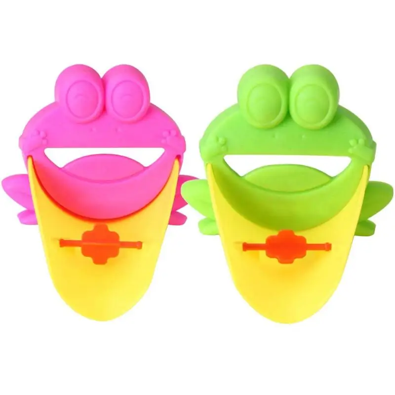 2 шт. форма лягушки гаджеты для ванной комнаты насадки для крана для детей стиральная игрушка для рук