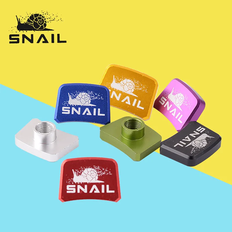 SNAIL MTB Bike Chainring Bolts Crankset Screws Square Cycling Chainwheel Nails Fixed Nut Chainring Bolts Bike Chainwheel Plate  (6)