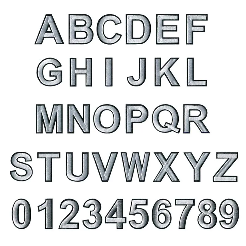 Arial white font