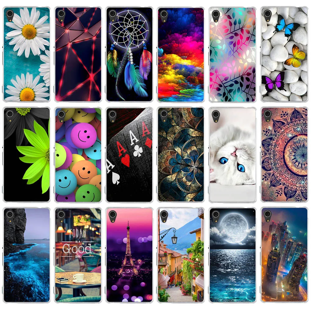 

For Cover Sony Xperia M4 Aqua Case Soft Silicone Case for Sony Xperia M4 Aqua Cover for Sony M4 Aqua Dual E2303 E2333 E2353 Bags