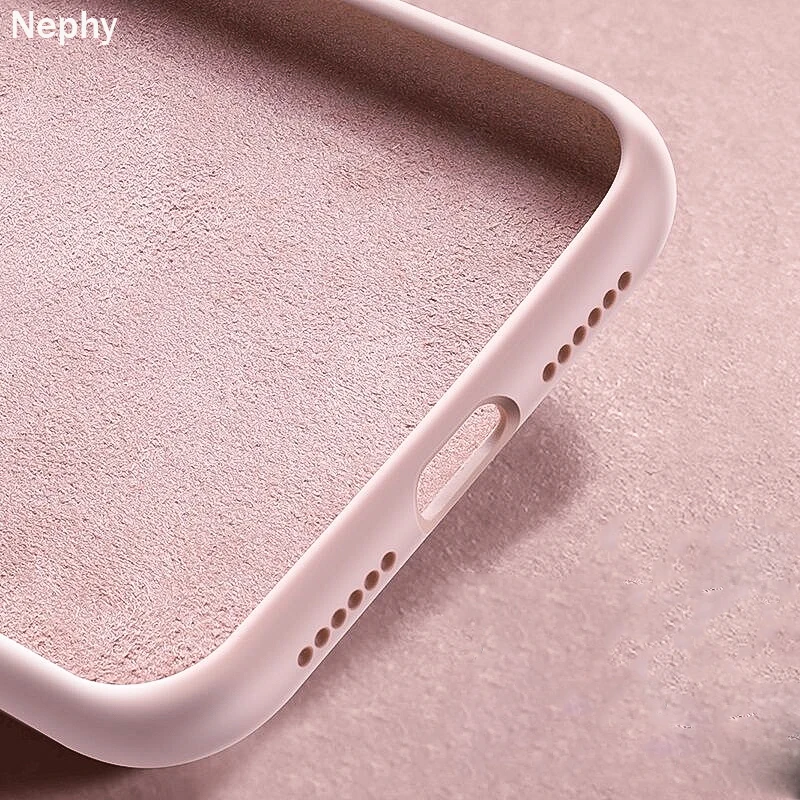 

Original Coque For Samsung Galaxy S8 S9 S10 Plus S10E Note8 Note9 Luxury Liquid Silicone Case Silky Soft-Touch Protective Cover