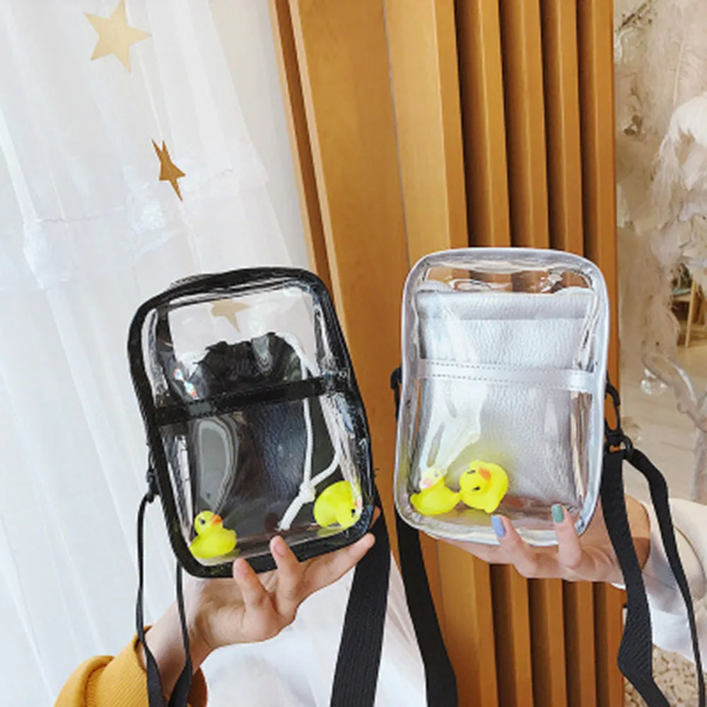 

Crossbody Bags for Women Fashion Duck Women Clear Shoulder Bag Transparent Female Handbags Women Versatile Messenger Bag
